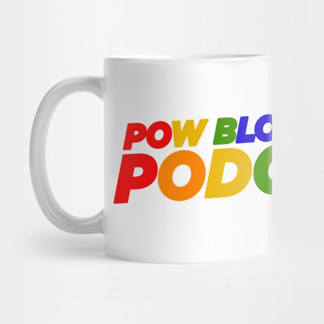 Pow Block Podcast NP 2024 Logo (LGBTQ Pride) by Boss Rush Media | Boss Rush Network